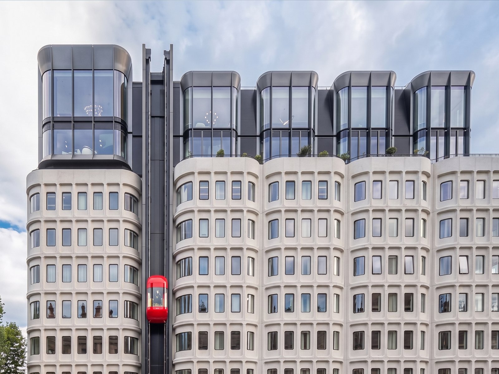 Camden Town Hall façade in London, United Kingdom